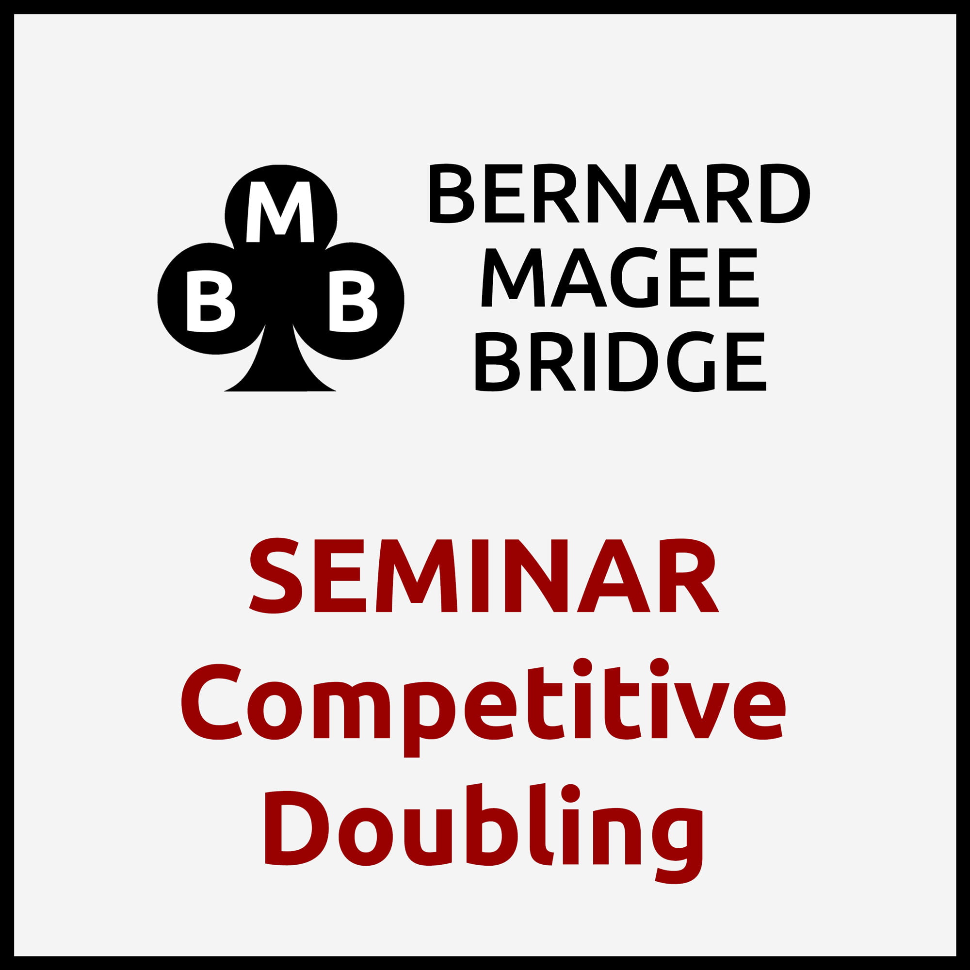 Seminar 13 - Competitive Doubling - Seminar & Set Hands