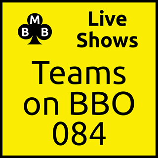 Teams on BBO 84 - Wed 19 Jan 22