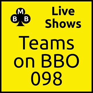 Teams on BBO 98 - Wed 04 May 22