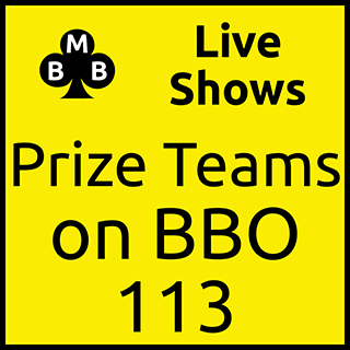 Teams on BBO 113 - Wed 24 Aug 22