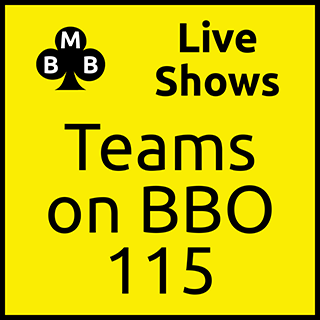 Teams on BBO 115 - Wed 07 Sep 22