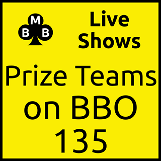 Teams on BBO 135 - Wed 25 Jan 23
