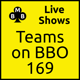 Teams on BBO 169 - Thu 21 September 23