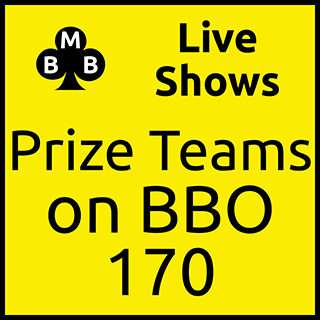 Teams on BBO 170 - Wed 27 September 23